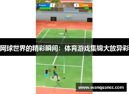 网球世界的精彩瞬间：体育游戏集锦大放异彩